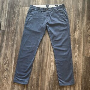 J Crew Men’s 34x32 Flex Slim Chino Pant Blue/Grey